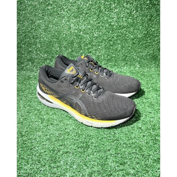 ASICS Shoes Gel Pursue 8 Mens Size 10.5 Black Orange Running Neutral Cushioned - Picture 2 of 10